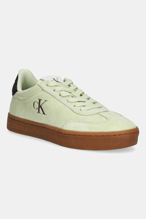 Calvin Klein Jeans sneakers CLASSIC CUPSOLE MIX IN culoarea alb, YW0YW01767