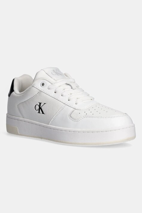 Sneakers boty Calvin Klein Jeans BASKET CUPSOLE LOW MG bílá barva, YW0YW01765