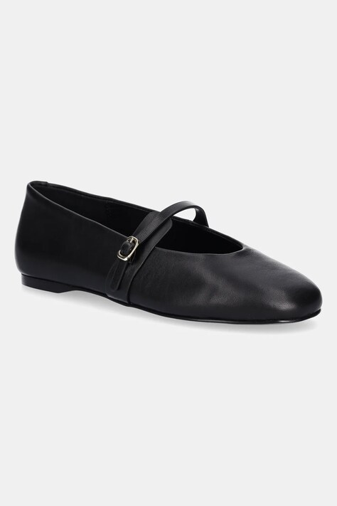 Kožené baleríny Steve Madden Rejoice černá barva, SM11003565