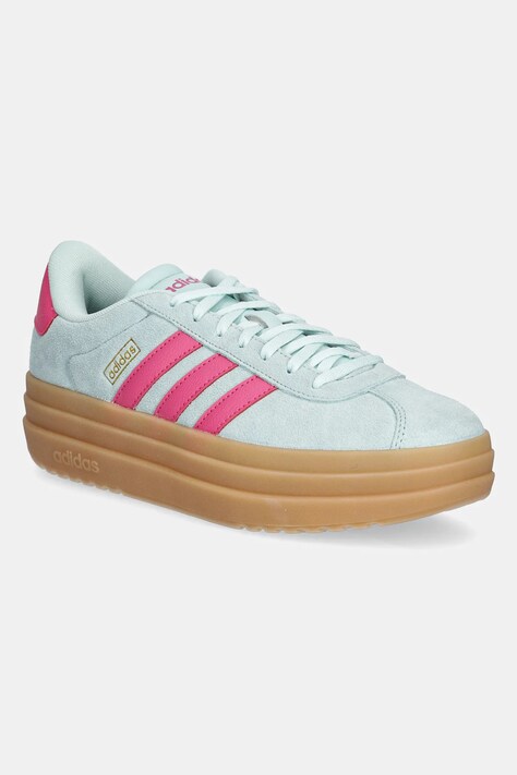 Detské tenisky adidas Vl Court Bold tyrkysová farba, JP7628