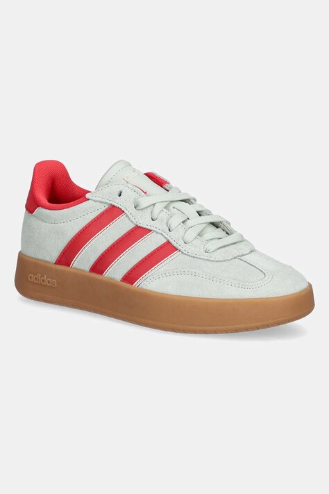 Semišové sneakers boty adidas Barreda tyrkysová barva, JP7109