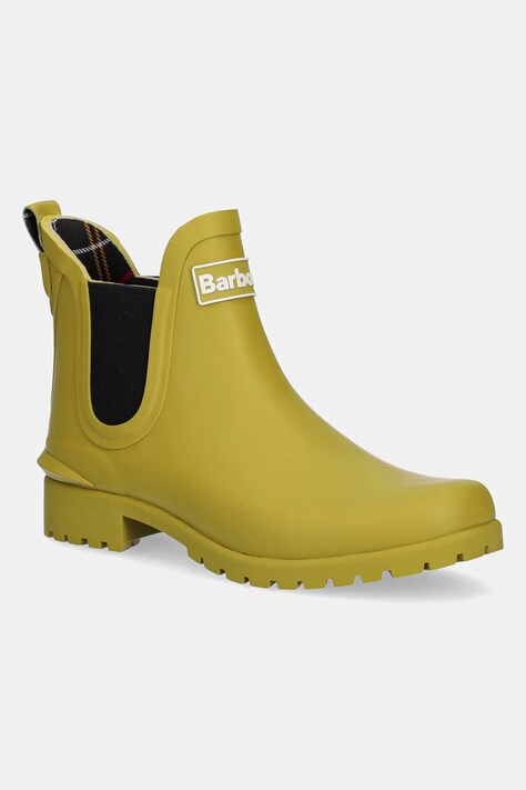 Holínky Barbour Wilton dámské, zelená barva, LRF0066GN22