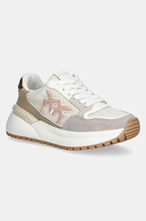 Pinko sneakersy Gem kolor beżowy SS0055 P074 K26