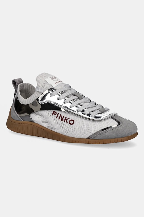 Tenisky Pinko Reby strieborná farba, SS0061 T026 ZZF