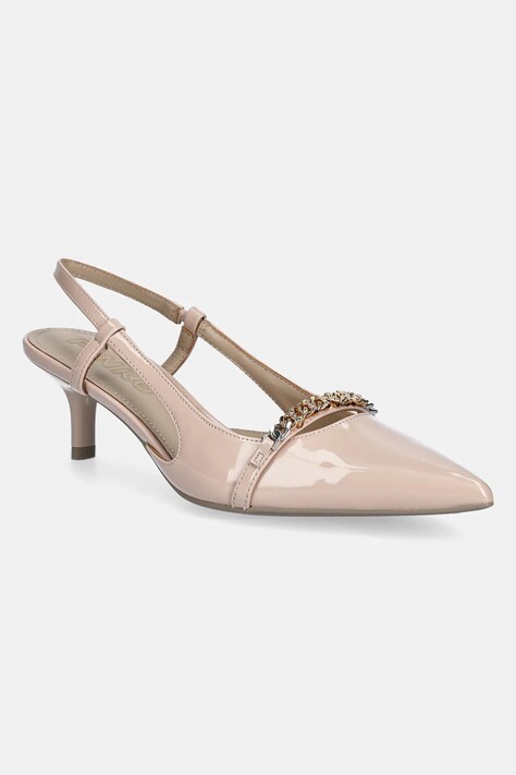 Pinko pantofi cu toc Gloria culoarea bej, SD0251 E002 W4E