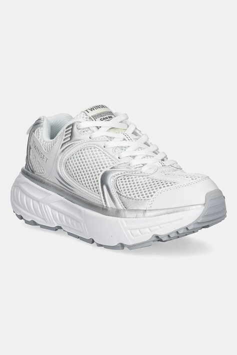Twinset sneakers culoarea alb, 251TCP030
