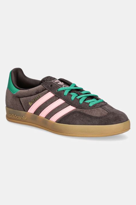 Sneakers boty adidas Originals Gazelle Indoor hnědá barva, JI2714