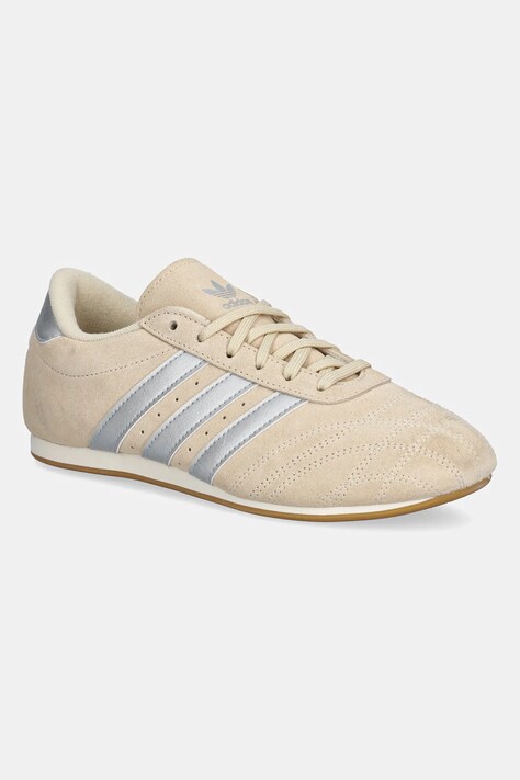 Замшеві кросівки adidas Originals Taekwondo Lace колір бежевий JQ0558