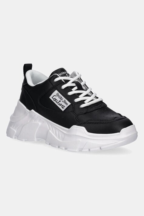 Versace Jeans Couture sneakers femei, culoarea negru, 78VA3SC2 ZPB03 899