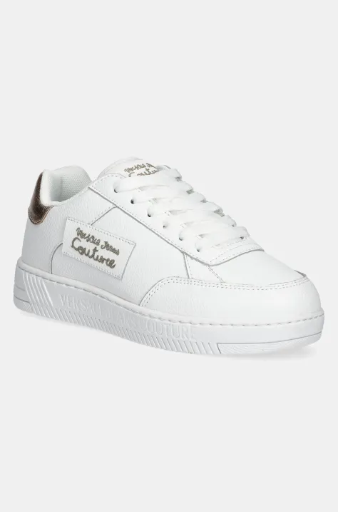 Versace Jeans Couture sneakers femei, culoarea alb, 78VA3SJ5 ZPB10 003