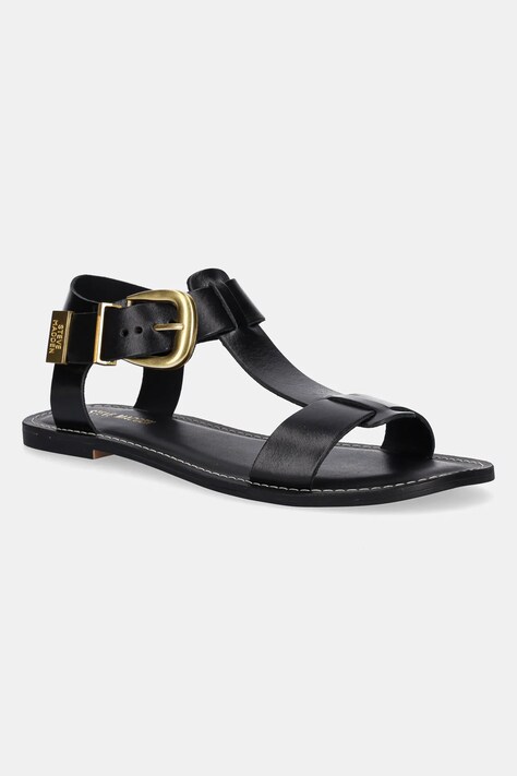 Kožené sandály Steve Madden Braelynn dámské, černá barva, SM11003788