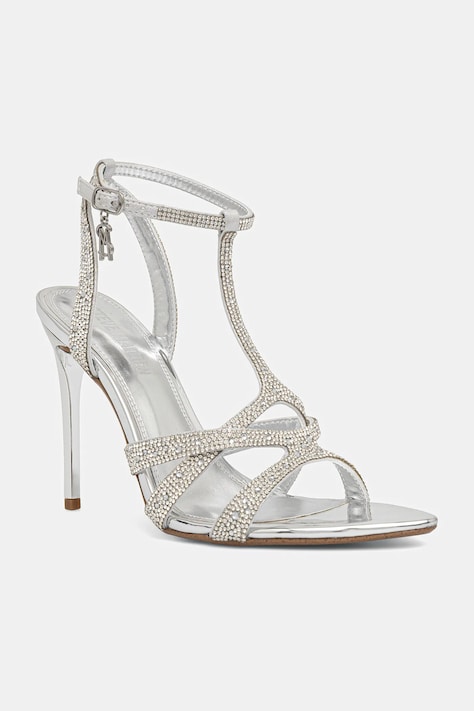 Steve Madden pantofi cu toc Scope culoarea argintiu, SM11003726