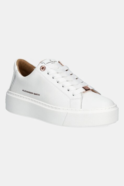 Alexander Smith sneakers London High culoarea alb, ALBBLHW8401TWT