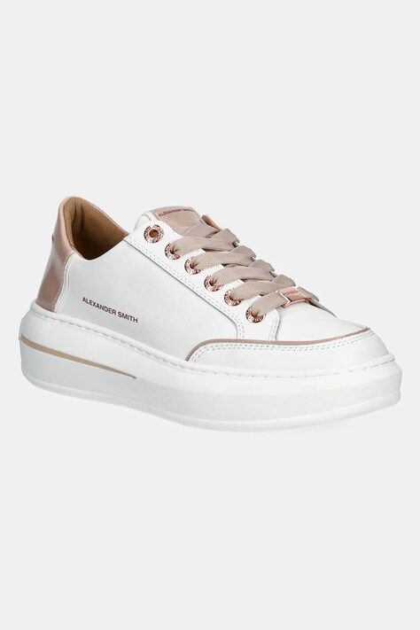 Sneakers boty Alexander Smith Lancaster bílá barva, ASBBLSW1807WLU