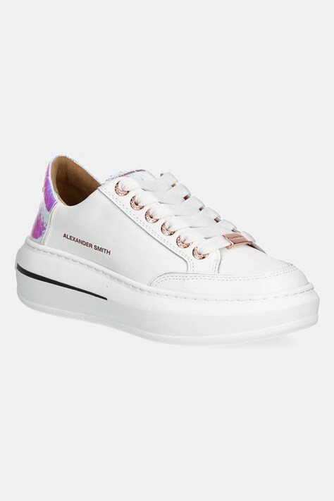 Alexander Smith sneakers din piele Lancaster culoarea alb, ASBBLSW1896WRI