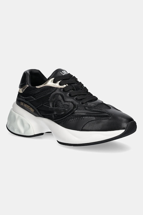Love Moschino sneakers culoarea negru, JA15326G1MIQE00A