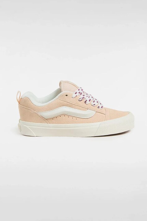 Semišové tenisky Vans Knu Skool béžová farba, VN000D6ZE2S1