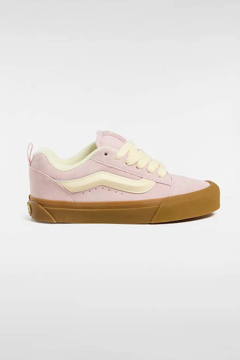 Σουέτ sneakers Vans Knu Skool χρώμα: ροζ, VN000D6ZO3N1
