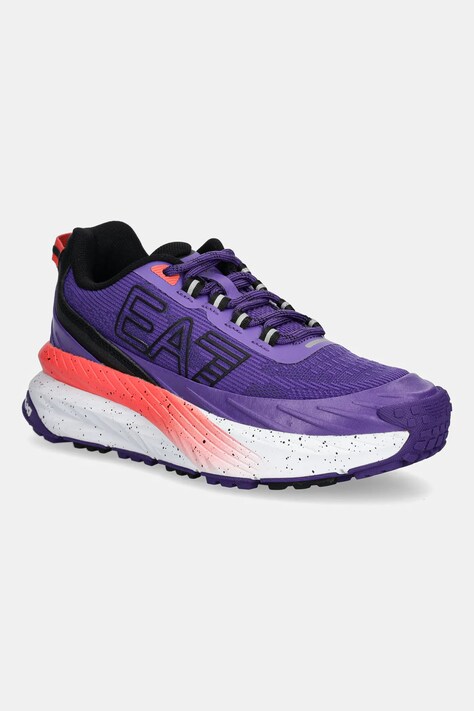 EA7 Emporio Armani sneakersy damskie kolor fioletowy XK381.X8X177