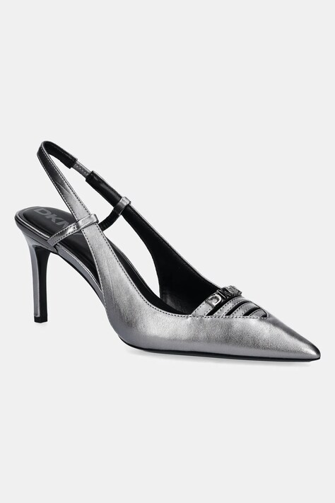 Lodičky Dkny Malden stříbrná barva, K1599746