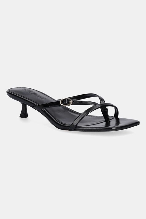 Žabky Steve Madden Jana dámské, černá barva, na malém podpatku, SM11003832