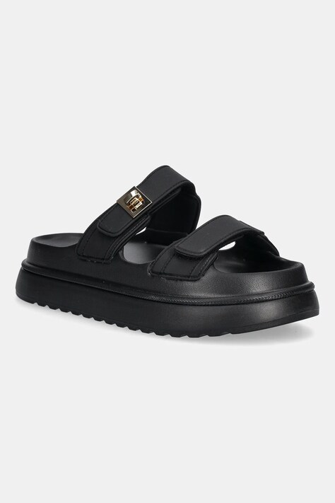 Чехли Steve Madden Bigschmona-J в черно с платформа SM11003858