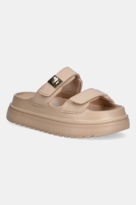 Steve Madden papuci Bigschmona-J culoarea bej, cu platforma, SM11003858