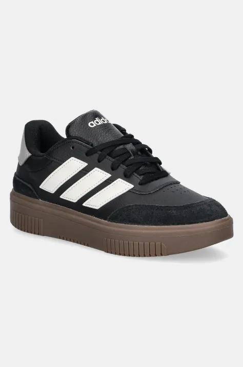 Ботинки adidas Courtblock Bold женские цвет чёрный JP9640