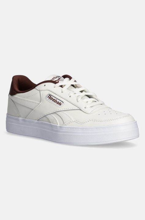 Sneakers boty Reebok Classic Court Advace Bold béžová barva, 100208924