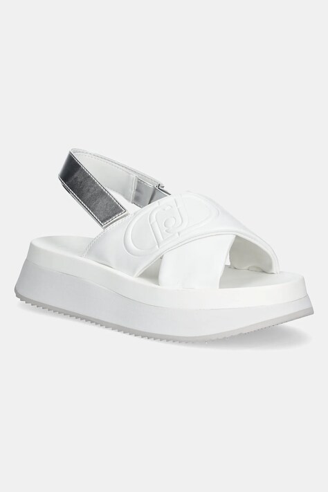 Сандалии Liu Jo DREAMY SANDAL 02 женские цвет белый на платформе BA5089EX097S3174