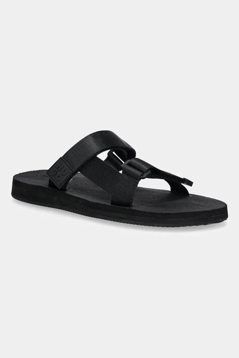 HUGO papuci Zaralyn culoarea negru, 50542073