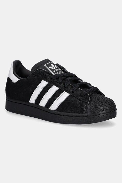 adidas Originals sneakersy skórzane Superstar II W damskie kolor czarny JH9475