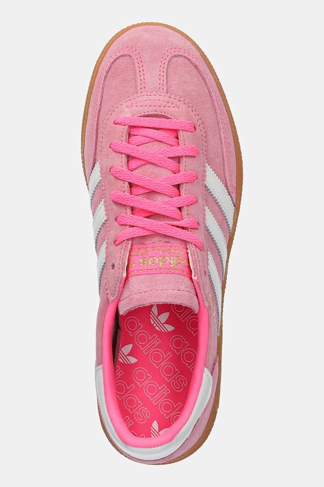 Замшеві кросівки adidas Originals Handball Spezial W — SS25-OBD23L, рожевий — фото 4