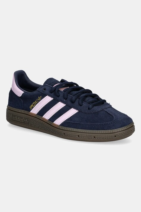 adidas Originals sneakers din piele intoarsă HANDBALL SPEZIAL culoarea albastru marin, JI2903