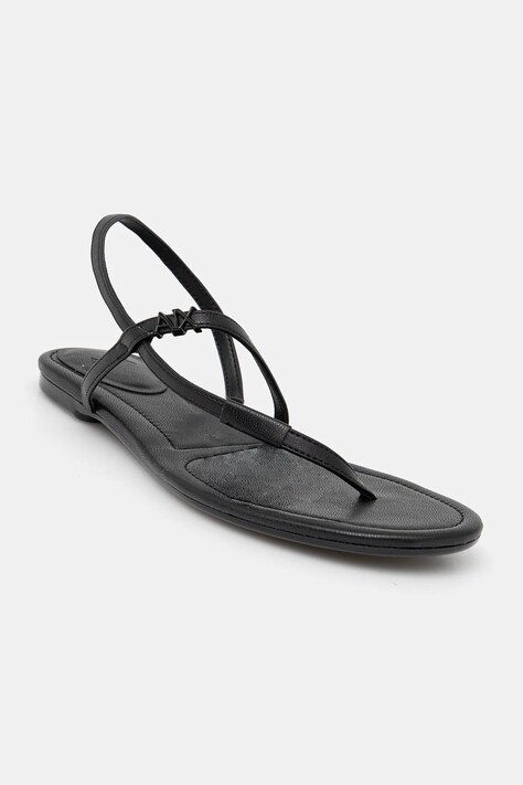Armani Exchange sandały damskie kolor czarny XDP057 XV841 00002