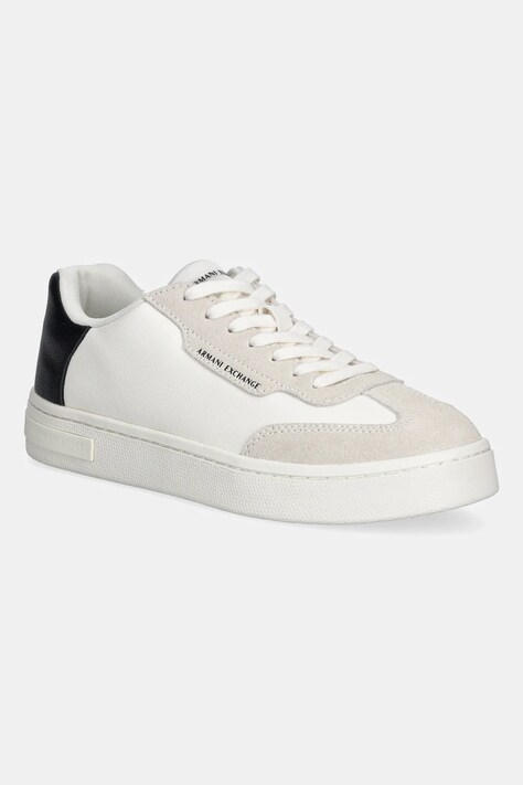 Armani Exchange sneakers femei, culoarea alb, XDX181 XV932 N480