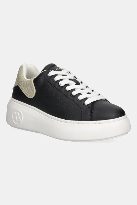 Armani Exchange sneakers femei, culoarea negru, XDX188 XV937 U614