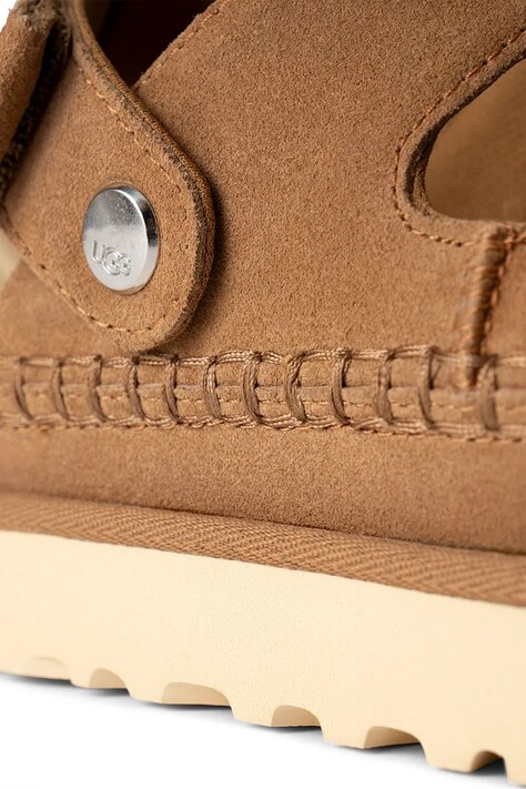 Замшеві шльопанці UGG Goldenstar Glide — фото 4