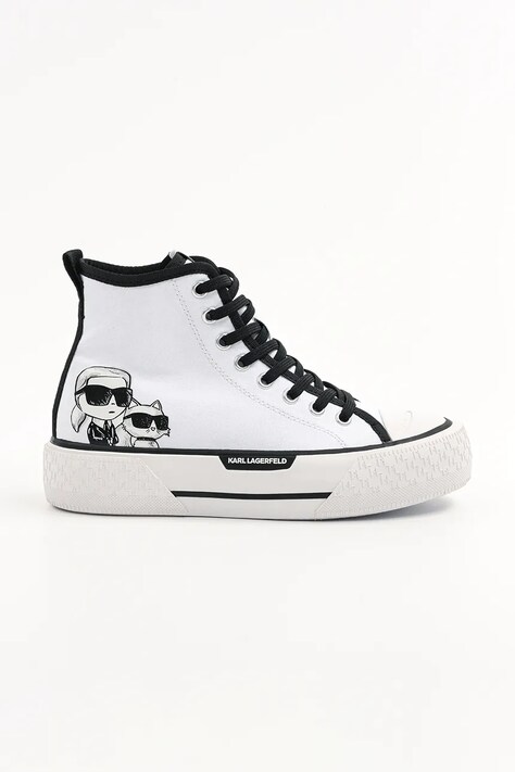 Kecky Karl Lagerfeld KAMPUS MAX III bílá barva, KL60654T