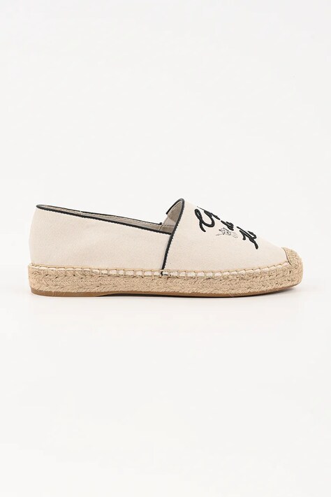 Karl Lagerfeld espadrile KAMINI DUO culoarea bej, KL81125
