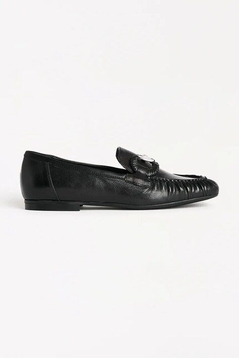 Karl Lagerfeld balerini de piele ELEIA culoarea negru, KL41123