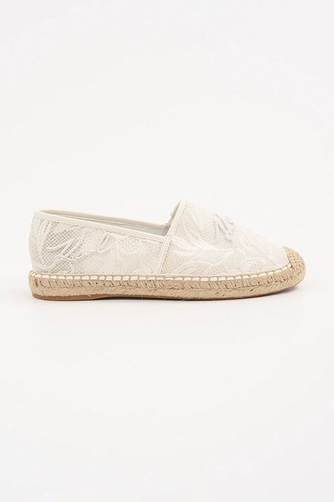 Espadrile Karl Lagerfeld KAMINI bela barva, KL80121A