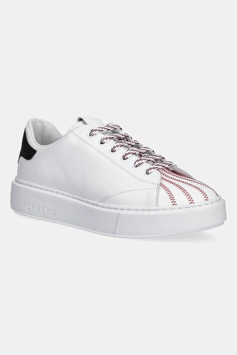 Iceberg sneakers Bozeman culoarea alb, ID227401