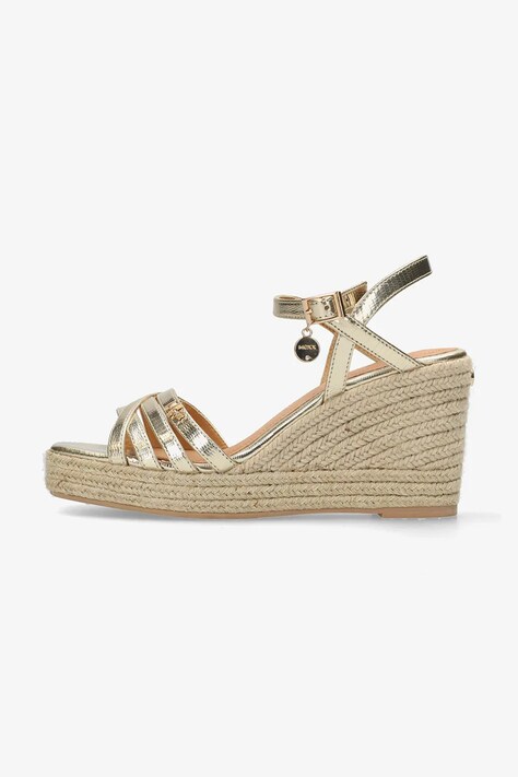 Mexx espadrile NOEMI PAKINA culoarea auriu, toc pana, MI001600751W