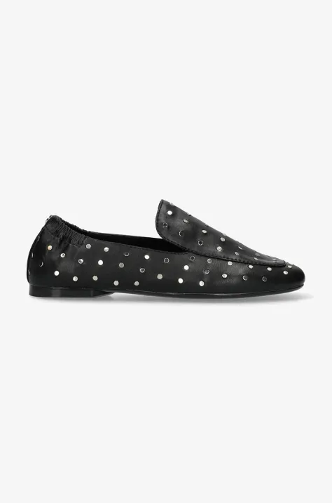 Mexx mocasini ROZY LEMON femei, culoarea negru, cu toc plat, MI001200851W