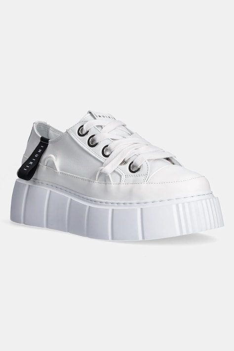 Кожаные кроссовки Inuikii Leather Matilda Low цвет белый 1001.001.0022.100 / 35202-033