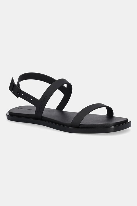 Σανδάλια Calvin Klein SANDAL - JELLY χρώμα: μαύρο, HW0HW02426