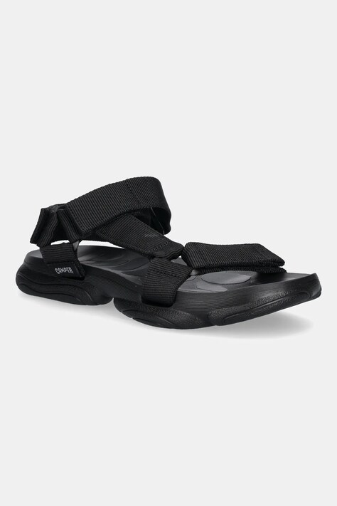 Camper sandale Karst Sandal femei, culoarea negru, toc mic, K201794-001