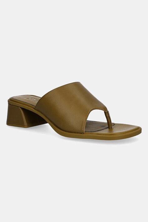 Camper sandale de piele Kora Sandal culoarea verde, K201738-002