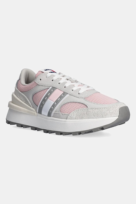 Tommy Jeans sneakersy TECH RUNNER kolor różowy EN0EN02743